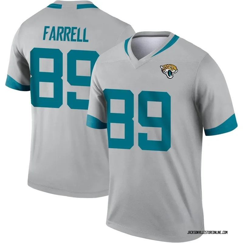 Luke Farrell 89 Jacksonville Jaguars Super Bowl LVII Super Bowl LVII Teal  Men Game Jersey - Bluefink