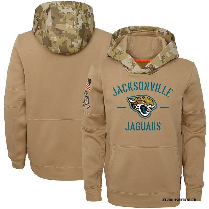 Jacksonville Jaguars Nike Youth 2020 Salute to Service Pullover