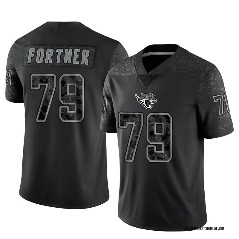 Men's Nike Luke Fortner Teal Jacksonville Jaguars Game Jersey