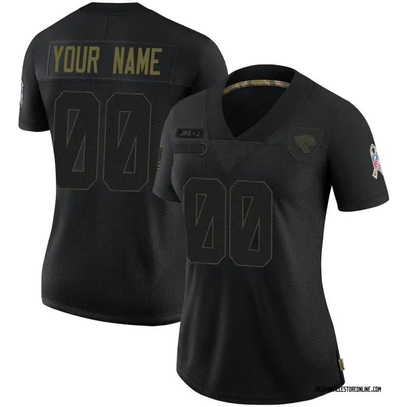 Jacksonville Jaguars Custom Silver Inverted Legend Jersey - Bluefink