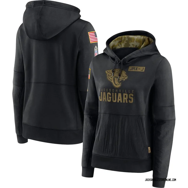 Women's Nike Olive Jacksonville Jaguars 2022 Salute To Service Performance  Pullover Hoodie