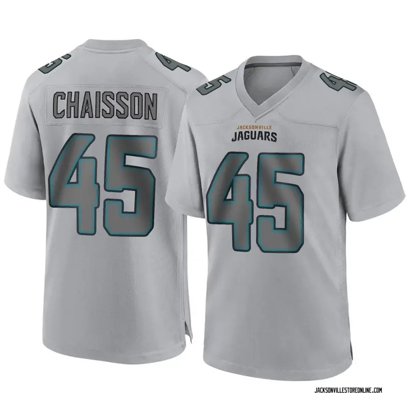 Lids K'Lavon Chaisson Jacksonville Jaguars Fanatics Authentic Game-Used #45  White Jersey vs. Los Angeles Rams on December 5, 2021