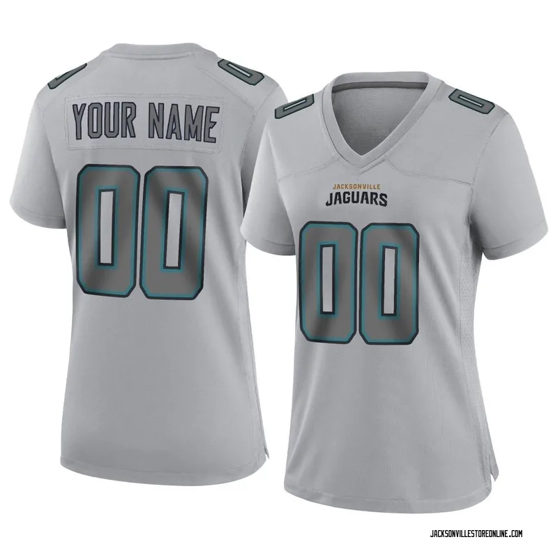 Jacksonville Jaguars Custom Silver Inverted Legend Jersey - Bluefink