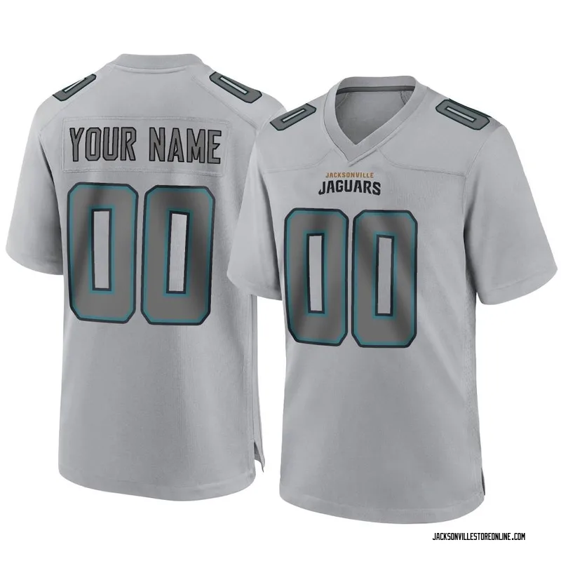 Jacksonville Jaguars Custom Silver Inverted Legend Jersey - Bluefink