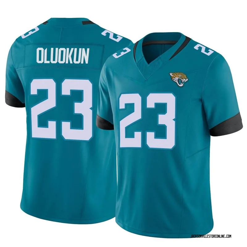 Foye Oluokun Jacksonville Jaguars Game-Used #23 White Jersey vs. Los  Angeles Chargers on September 25 2022