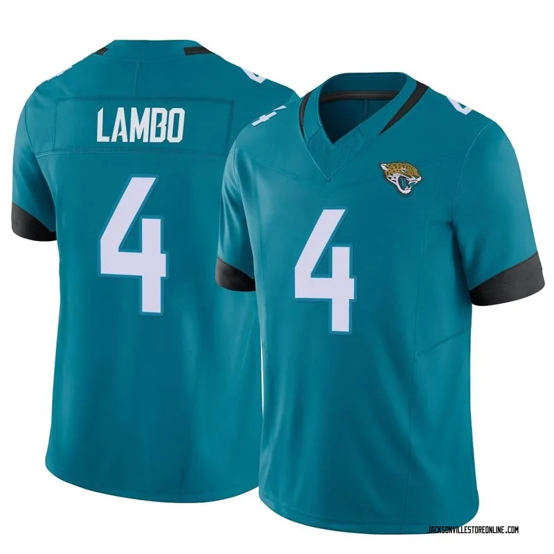 Youth Jacksonville Jaguars #4 Josh Lambo Pro Line Player Black Jersey