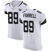 Luke Farrell 89 Jacksonville Jaguars White Vapor Limited Jersey