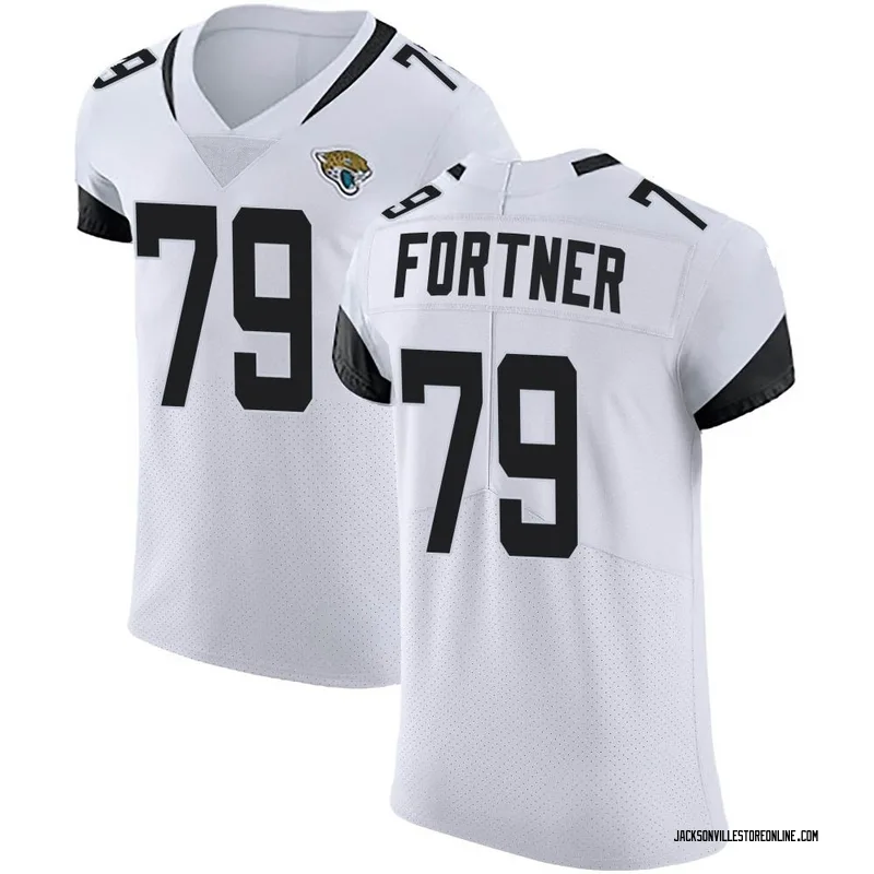 Jaguars Luke Fortner Jersey Black 79 Men's Vapor Untouchable Limited