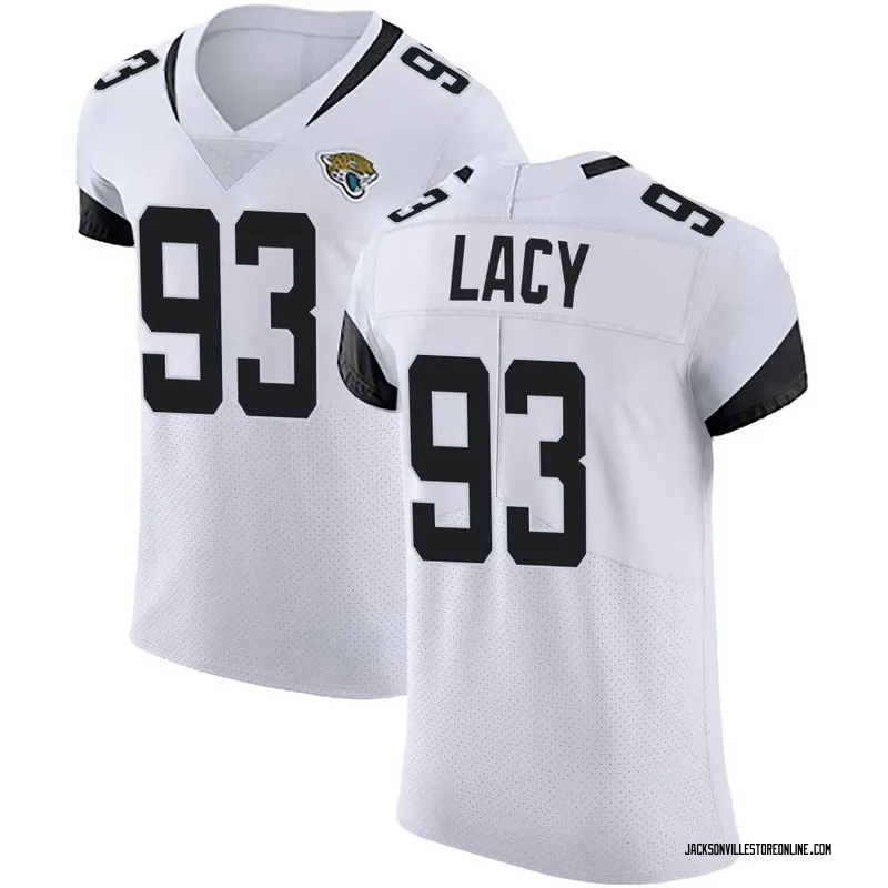 Tyler Lacy Men's Nike White Jacksonville Jaguars Vapor Untouchable Elite Custom Jersey